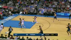 Berita video game recap NBA 2017-2018 antara Oklahoma City Thunder melawan Utah Jazz dengan skor 107-79.