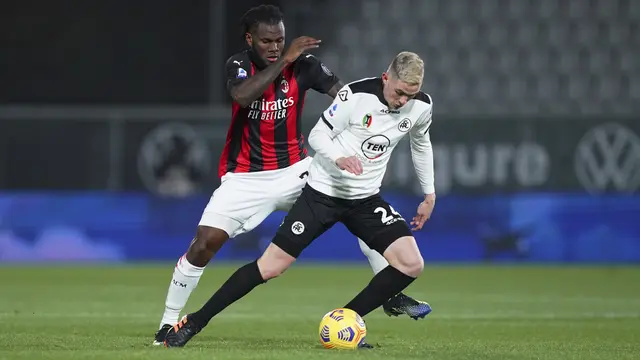 AC Milan Dipermalukan Spezia 2-0