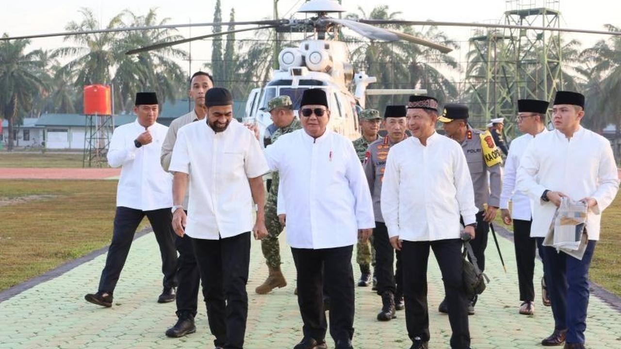 Presiden Prabowo Rayakan Idul Fitri Bersama Warga Terdampak Bencana di Aceh Tamiang