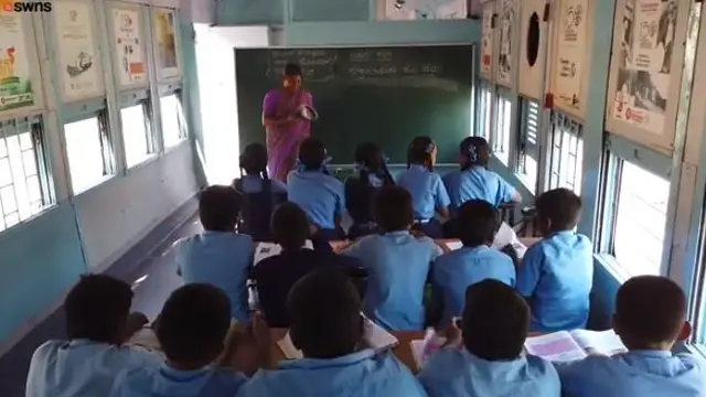 Unik, Sekolah di India Renovasi Kereta Tua Menjadi Ruangan Kelas yang Luar Biasa