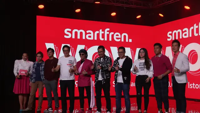 Konferensi pers Smartfren WOW konser. Liputan6.com/Keenan Pasha