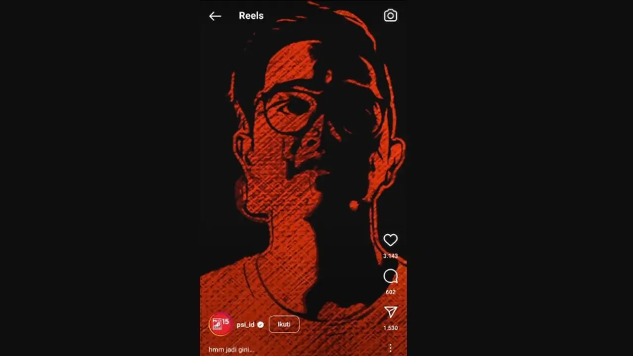 Sosok mirip Kaesang Pangarep muncul di Instagram PSI