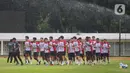 Latihan ini merupakan persiapan Timnas Indonesia U-20 mengikuti Piala Asia U-20 2025 di China pada 12 Februari sampai 1 Maret 2025 mendatang. (Liputan6.com/Angga Yuniar)