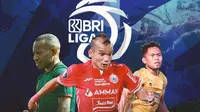 Liga 1 - Ferinando Pahabol, Riko Simanjuntak, Andik Vermansah (Bola.com/Adreanus Titus)