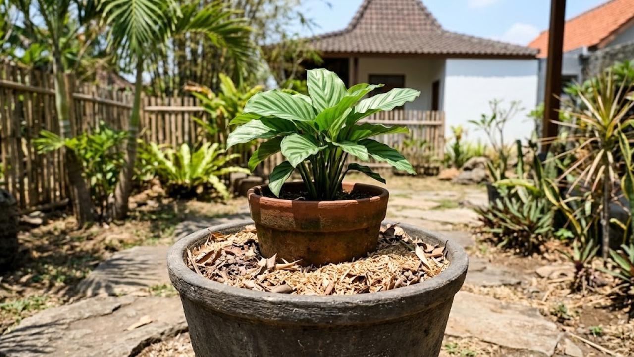 Mencegah Tanaman Pot Cepat Kering Saat Musim Kemarau