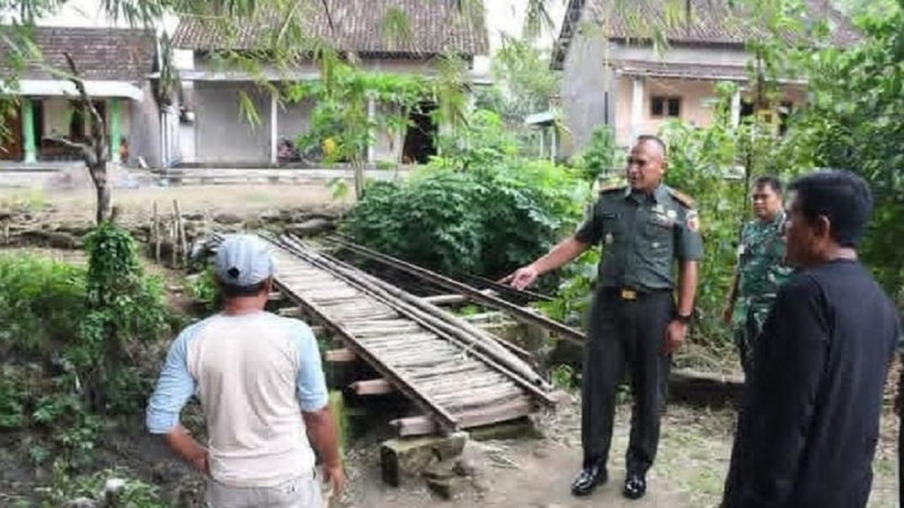 Korem 081/DSJ Percepat Pembangunan Jembatan Ngawi di Dua Titik Strategis