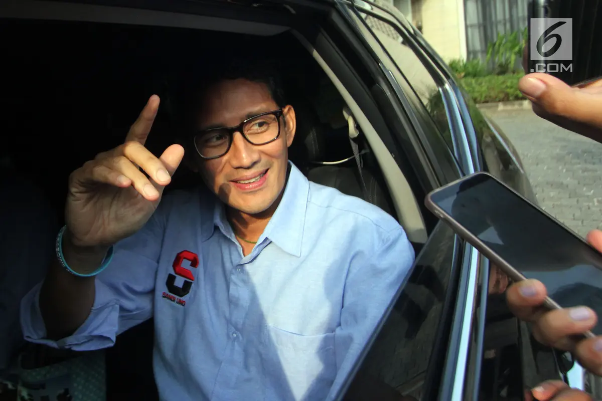 Prabowo dan Sandiag Uno Usai Sambangi Rumah SBY