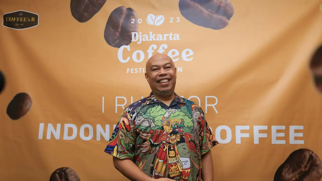 Presenter Teuku Edwin atau yang akrab dengan sebutan Edwin Super Bejo
