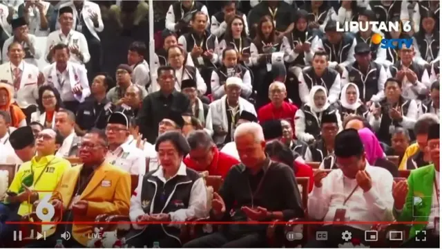 Megawati Soekarnoputri di Acara Pengundian Nomor Urut Pilpres 2024