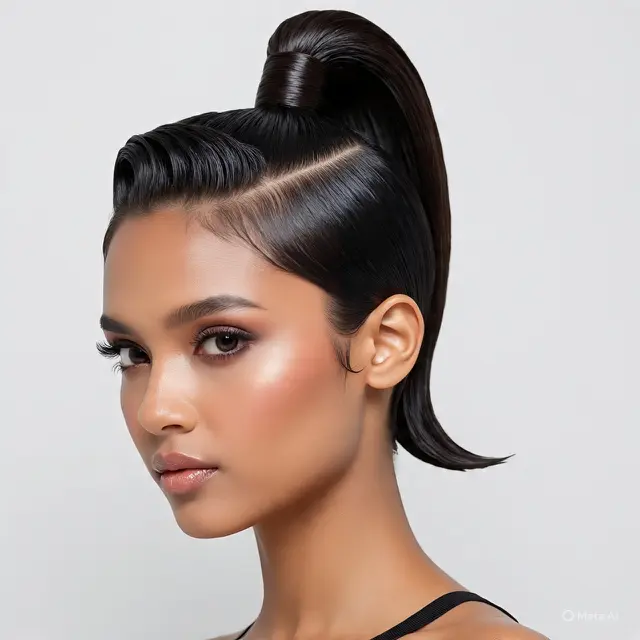 8 Potret Gaya Ponytail Lucu untuk Rambut Pendek, Tampil Stylish Tanpa Batas