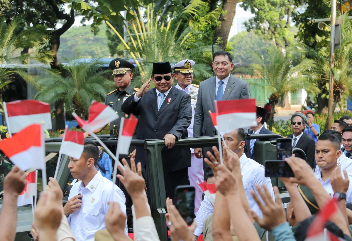 Prabowo hadiri sertijab Menhan