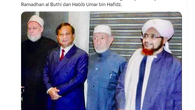 Prabowo Subianto dan Ulama Timur Tengah