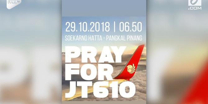 VIDEO: Ucapan Duka Selebritas untuk Penumpang Lion Air JT 610