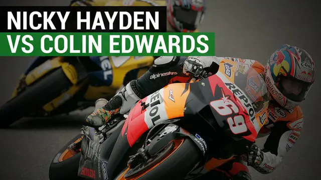 Berita video mengenang pertarungan sengit Nicky Hayden dengan Colin Edwards di MotoGP 2006. Saat itu penentuan hasil balapan hingga tikungan terakhir di TT Assen, Belanda. Hayden akhirnya menjadi juara di seri tersebut, tetapi seperti apa prosesnya?