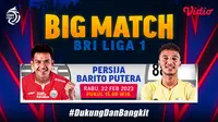 Live Streaming Persija Jakarta Vs Barito Putera di Vidio, 22 Februari 2023. (Sumber : dok. vidio.com)