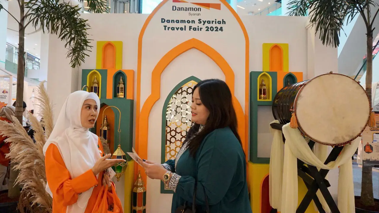Acara Danamon Syariah Travel Fair (DSTF) 2024 yang berlangsung pada 21—24 Maret 2024 di Gandaria City Mall, Jakarta. (Dok Danamon)