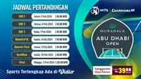 Link Live Streaming WTA 500: Mubadala Abu Dhabi Open 2024 di Vidio. (Sumber: dok. vidio.com)