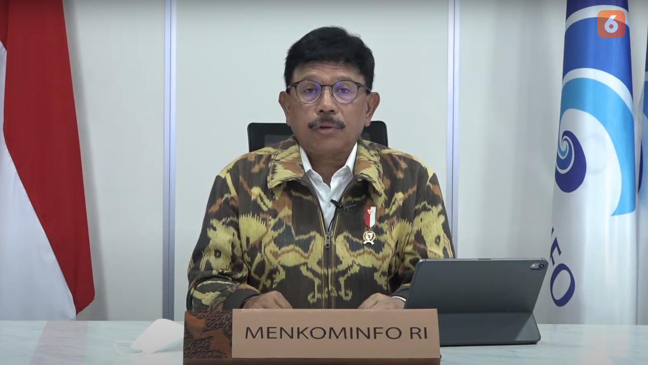 Menkominfo Johnny G. Plate