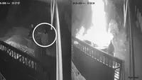Teror Pembakaran Mobil Warga di Lampung Terekam CCTV, Pelakunya Masih Misterius