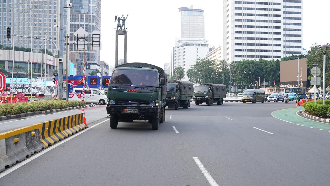 Kadispenad: Ciptakan Kondusifitas Jakarta, TNI AD Gelar Patroli Skala Besar