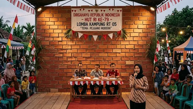 Ide Dekorasi Panggung Agustusan dari Kardus Bekas
