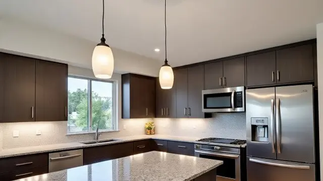 Ilustasi Desain Dapur Plafon Atap Tinggi (Sumber: Meta AI)