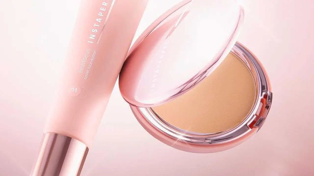 Instaperfect Skinfocus Cover Foundation dan Instaperfect Matte Fit Powder Foundation