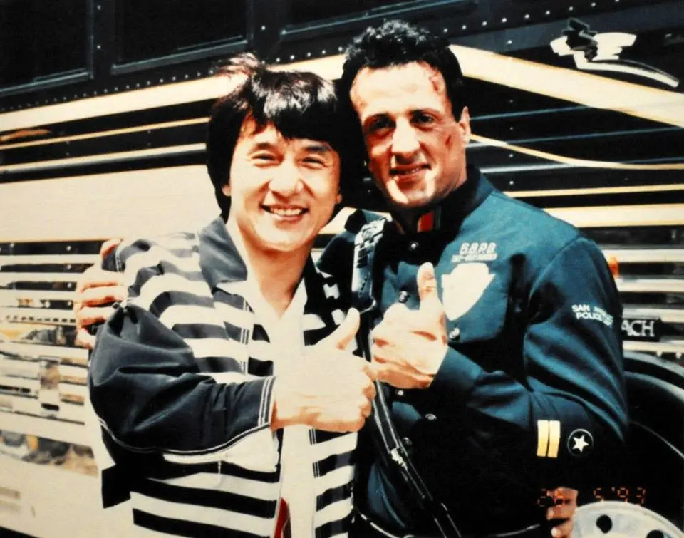 Jackie Chan dan Sylvester Stallone. (Pinterest)