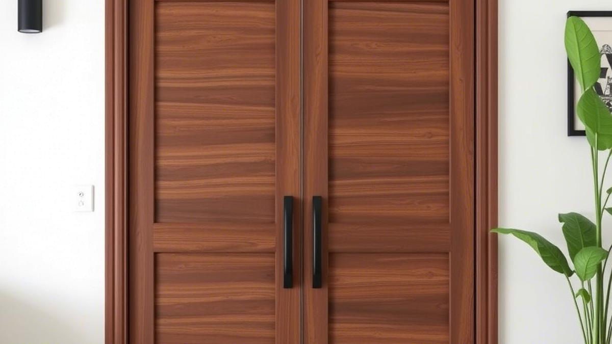 10 Inspirasi Model Pintu Kupu Tarung Kayu Jati Terbaru 2025, Klasik dan Elegan