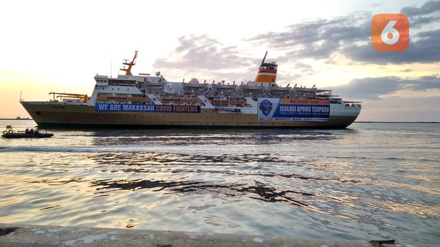 KM umsini jadi tempat isolasi apung terpadu (Liputan6.com/Fauzan)