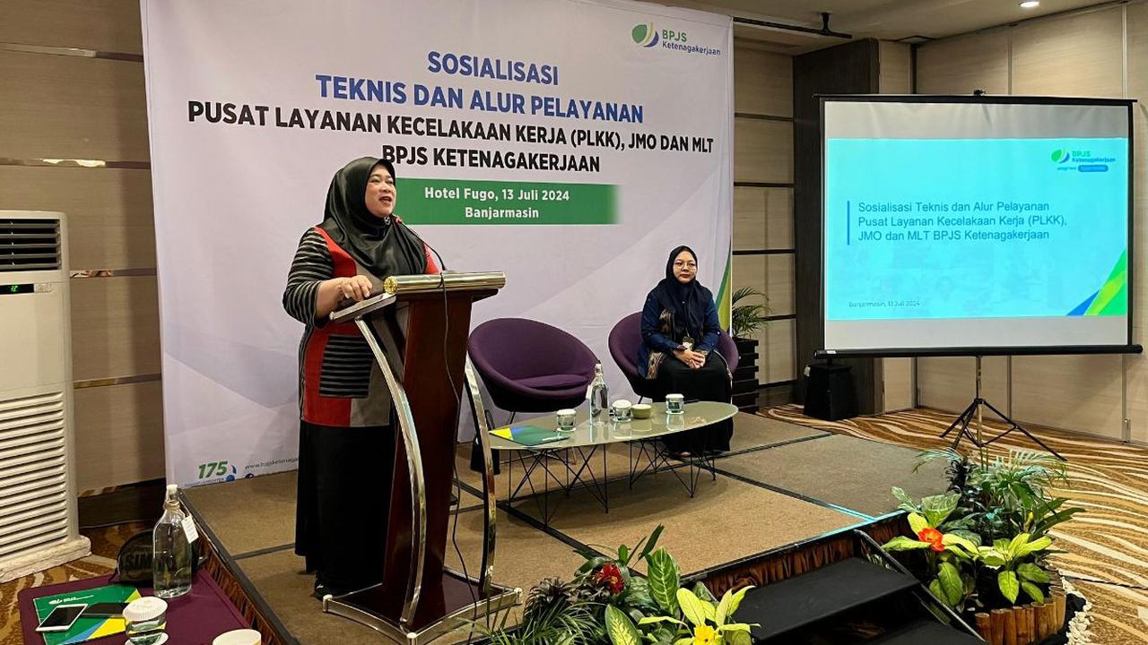BPJS Ketenagakerjaan Banjarmasin Sosialisasi Standarisasi Pusat Layanan Kecelakaan Kerja Kepada Peserta