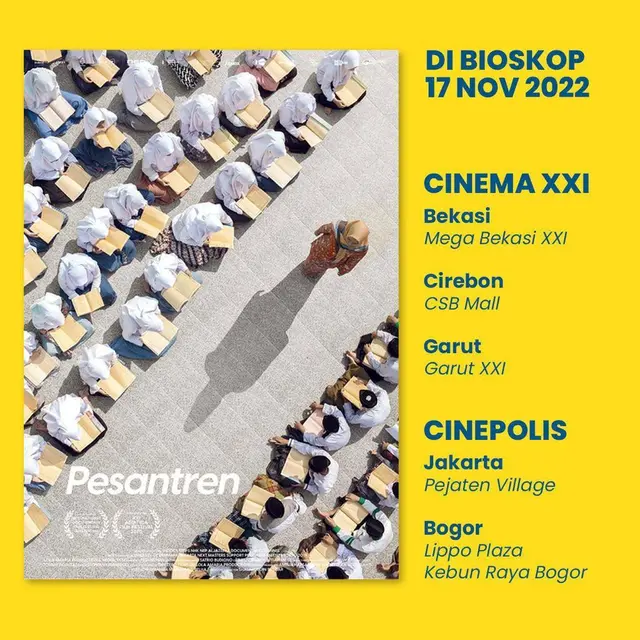 Film Pesantren akhirnya tayang di bioskop