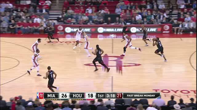 Berita video game recap NBA 2017-2018 antara Houston Rockets melawan Miami Heat dengan skor 99-90.