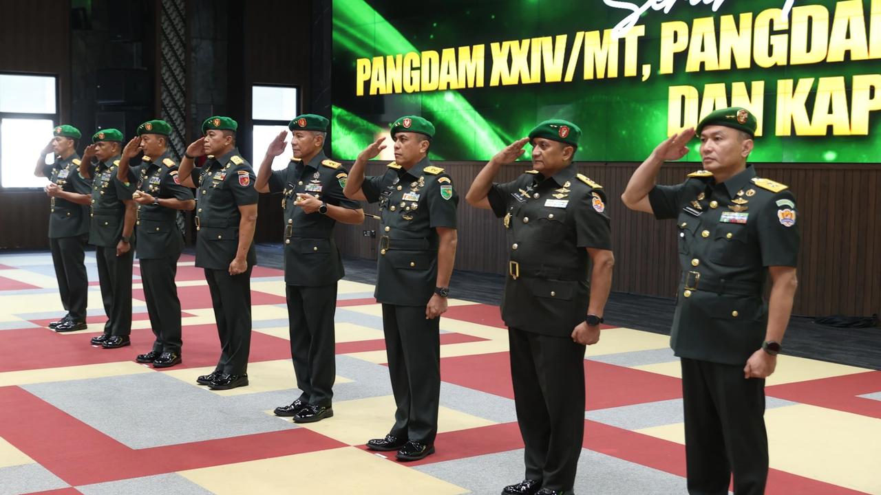 FOTO: TNI AD Rotasi Pangdam di Wilayah Strategis Termasuk Papua