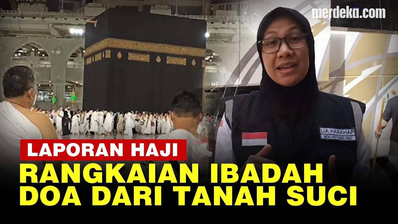 VIDEO: Penuh Haru Ratusan Petugas Haji Jalani Prosesi Ibadah Tiba di Tanah Suci