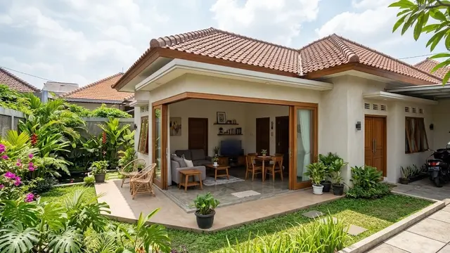 9 Desain Rumah 3 Kamar dengan Ruang Keluarga Menyatu, Bikin Hunian Terasa Lega