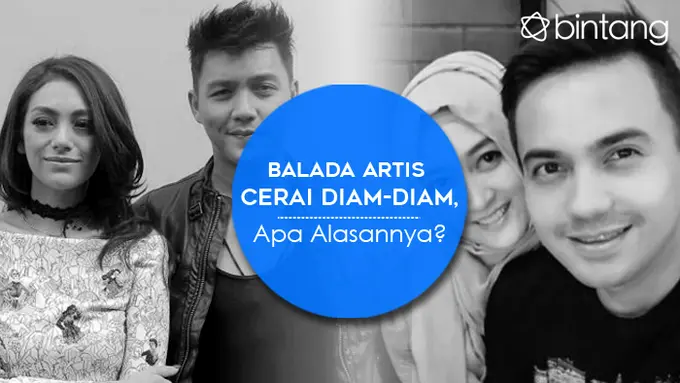 [Bintang] Infografis Perceraian Artis Secara Diam-diam