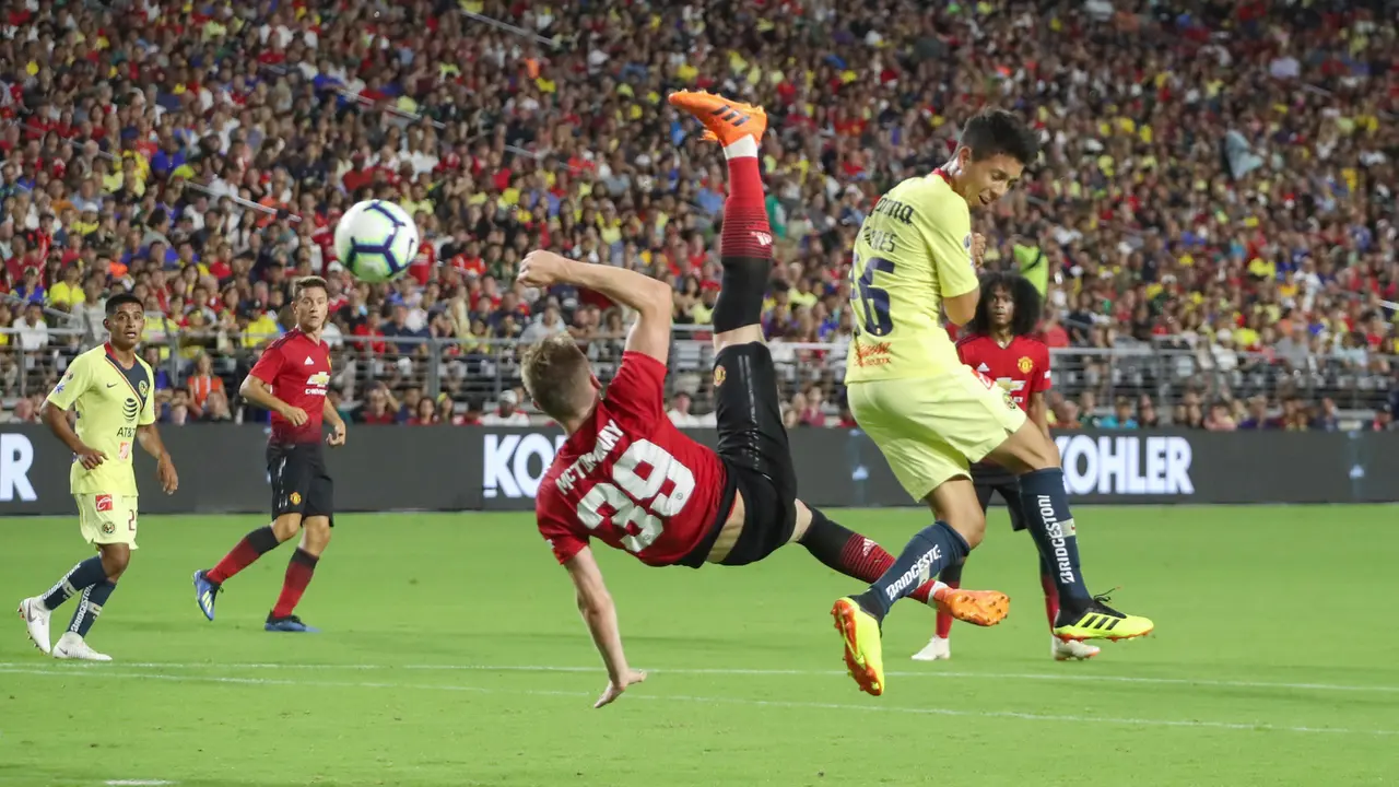 Manchester United, Club America, Laga Uji Coba