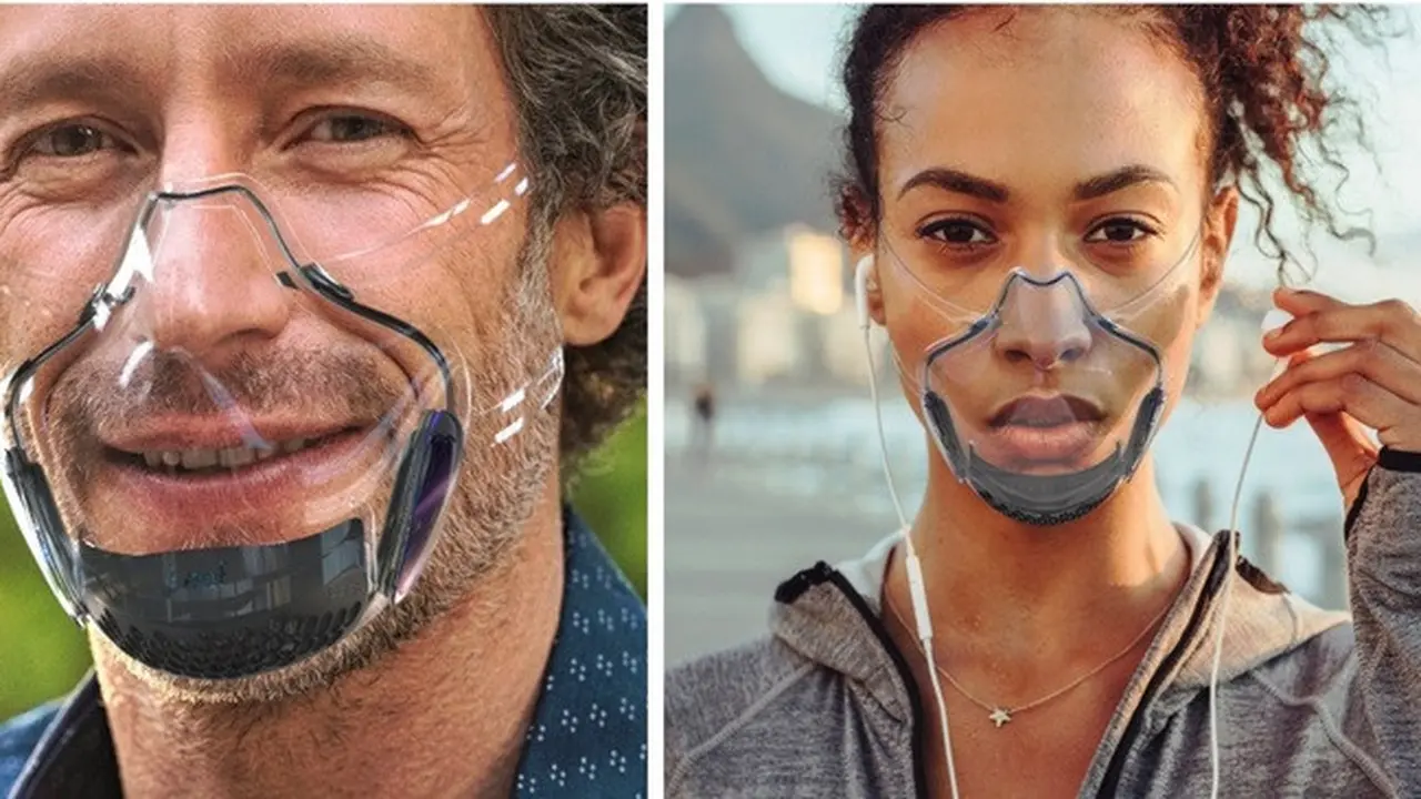 masker transparan di dunia
