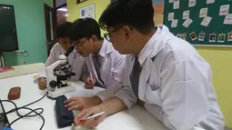 Sekolah Menengah Atas (SMA) Cahaya Rancamaya Islamic Boarding School yang berada di kawasan Kota Bogor, Jawa Barat, resmi ditetapkan sebagai Sekolah Garuda Transformasi 2025, satu-satunya di Jawa Barat. (merdeka.com/Arie Basuki)