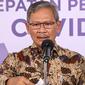 Juru Bicara Pemerintah untuk Penanganan COVID-19 Achmad Yurianto saat konferensi pers Corona di Graha BNPB, Jakarta, Rabu (1/7/2020). (Dok Badan Nasional Penanggulangan Bencana/Fotografer Dume Harjuti Sinaga)