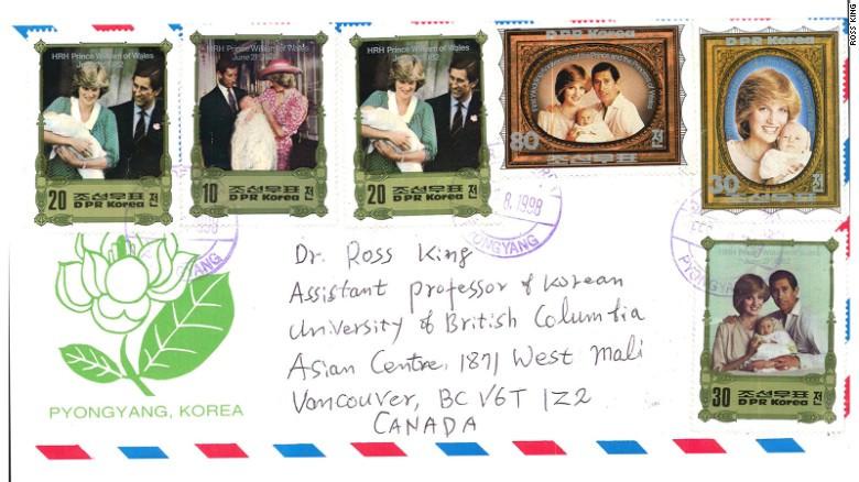 Putri Diana hingga Nuklir, Gambaran Korea Utara Lewat Perangko (Koleksi Profesof Ross King/CNN)