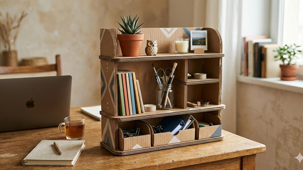 7 Ide Kerajinan dari Kardus Bekas yang Bisa Dijual Online, Ubah Limbah jadi Uang