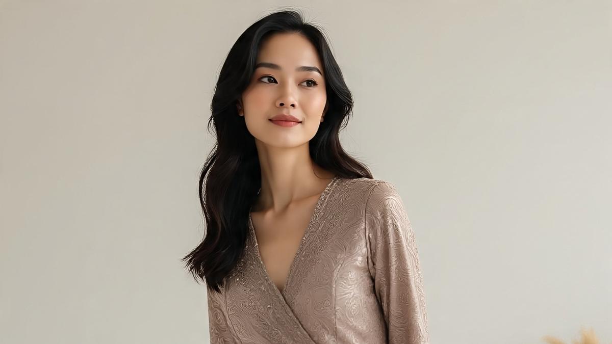 8 Model Dress Brokat Minimalis Tanpa Payet, Tampil Stylish di Pesta Ulang Tahun