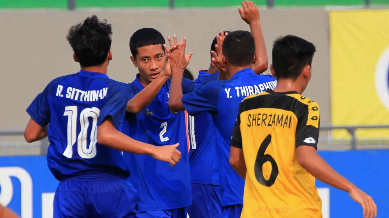 Timnas Brunei Darussalam U-16 vs Timnas Thailand U-16