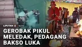 Gerobak Pikul Meledak, Pedagang Bakso Luka