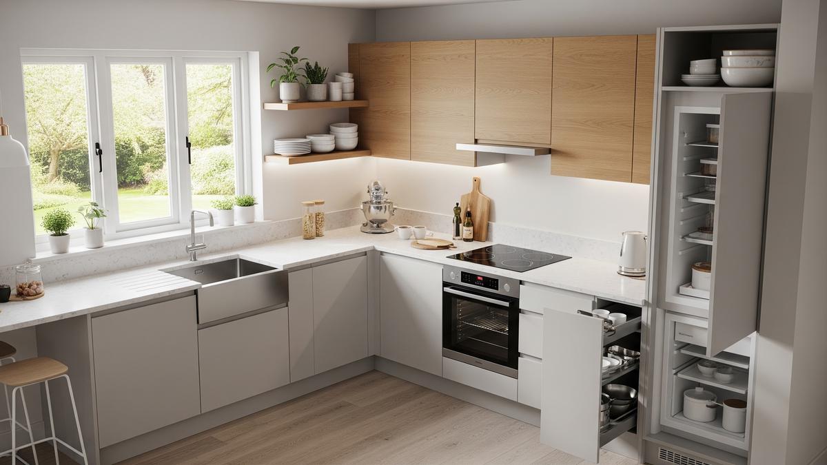 7 Desain Dapur 2x2 Bentuk L yang Cocok untuk Rumah Mungil, Cantik dan Fungsional
