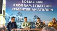 Kementerian Agraria dan Tata Ruang/Badan Pertanahan Nasional (ATR/BPN) bersama Komisi II Dewan Perwakilan Rakyat Republik Indonesia (DPR RI) menggelar Sosialisasi Program Strategis di Kota Banjarmasin, Selasa (25/03/2025).