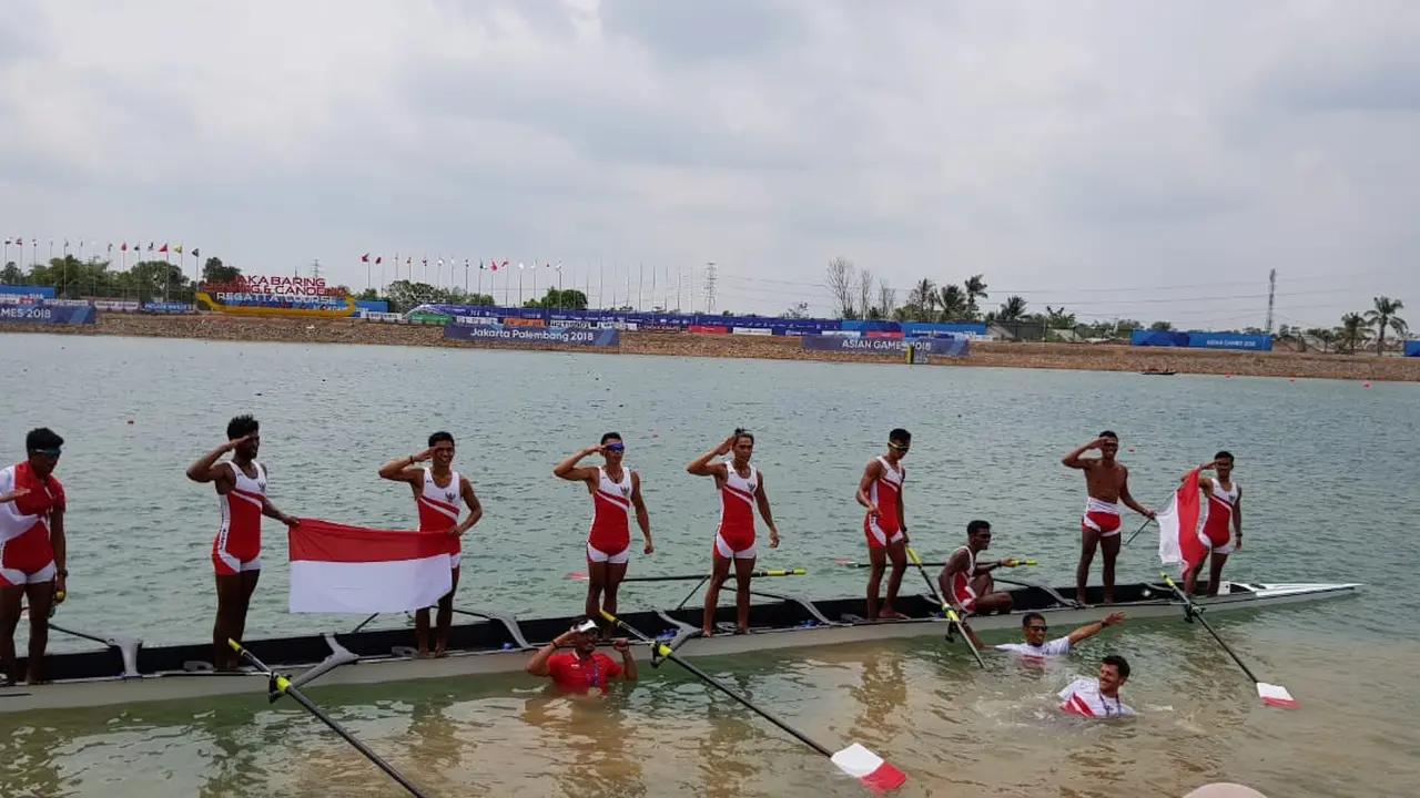 Tim dayung putra Indonesia, Asian Games 2018