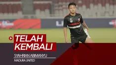 Berita video gelandang Madura United, Syahrian Abimanyu, telah kembali dari SEA Games 2019 untuk memperkuat Timnas Indonesia U-22. Kini, ia sudah bersiap untuk menghadapi Persija Jakarta di Liga 1 2019.